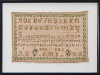 1848 Needlework Sampler (CTF10)