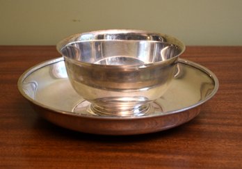 Sterling Revere Bowl And Plate (CTF10)