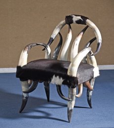 Vintage Texas Horn Chair (CTF30)