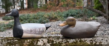 Two Signed Vintage Duck Decoys (CTF10)