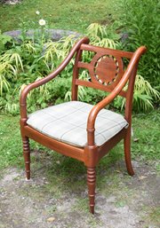 Vintage Mahogany Anglo-indian Chair (CTF10)