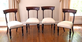 19th C. William IV Dining Chairs, Set Of 4 (CTF30)