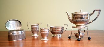 Dutch Sterling Silver Tea Set (CTF10)