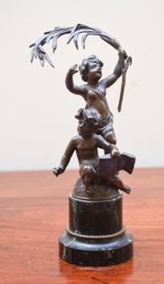 Late 19th C. French Bronze Figural Group (CTF10)