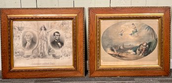 Early Prints In Antique Oak Frames (CTF20)