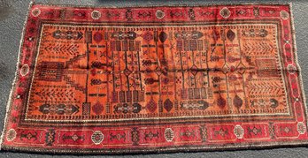 Vintage Oriental Scatter Rug (CTF10)