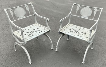 Pr. Of Vintage Metal Patio Chairs (CTF20)