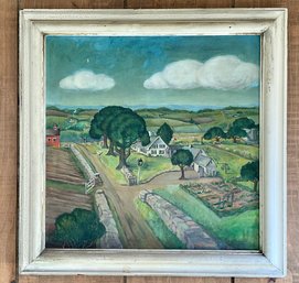 Mary B. Danaher Country Oil Painting (cTF20)