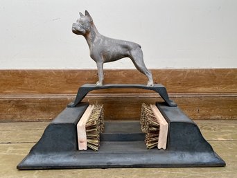 Antique Bull Dog Form Boot Scraper (CTF10)