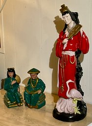 Vintage Asian Figurines, 3pcs.