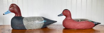 Two Vintage Painted Duck Decoys (CTF10)