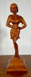 Vintage Wood Carving, Daisy Mae (CTF10)