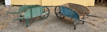 Two Antique Wheelbarrows (CTF30)