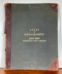 1890 Topographical Atlas Of Massachusetts (CTF10)