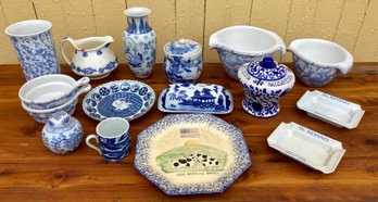 Assorted Blue And White China (CTF20)