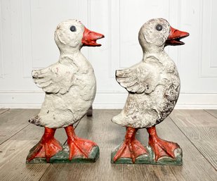 Vintage Duck Andirons (CTF20)