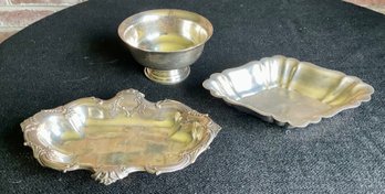 Three Sterling Dishes (CTF10)