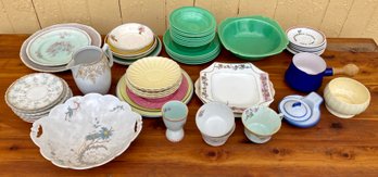 Assorted China, Limoges, Ironstone, And More, 57 Pcs (CTF30)