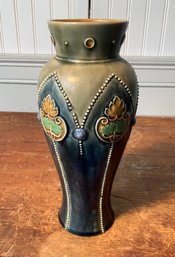 Royal Doulton Pottery Stoneware Floral Vase (CTF10)