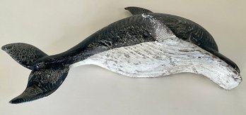 W.R. Freden Carved Whale