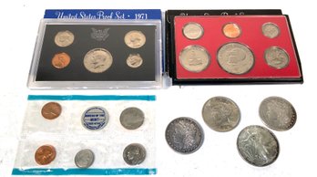 US Silver Dollars And Proof Sets (CTF10)