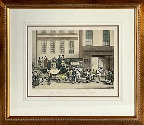 Vintage Framed Lithograph Print, 2 Of 4 (CTF10)