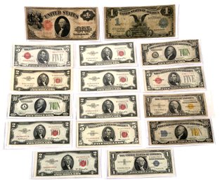 16 U.S. Paper Money Notes (CTF10)