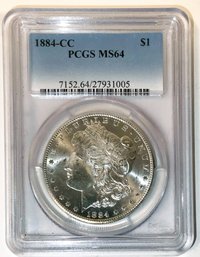 1884-CC PCGS MS64 Morgan Silver Dollar (CTF10)