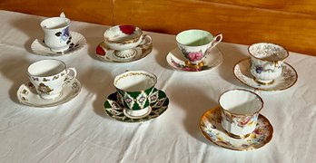 AntiqueTeacups And Saucers, 7 (CTF10)