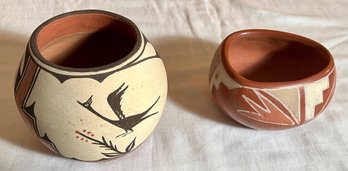 Two 20th C. Native American Pottery Bowls (CTF10)