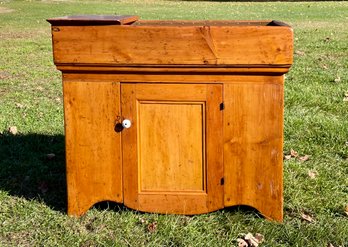 Antique Pine Copper Lined Dry Sink (CTF20)
