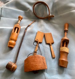 Primitive Woodenware, Tools And Collectibles (CTF10)
