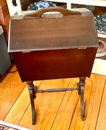 Vintage Sewing Stand With Contents (CTF20)