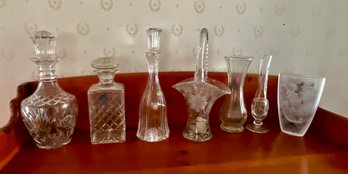 Sasaki Crystal Vase, Decanters & Vases