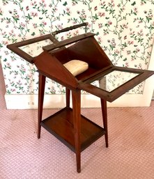 Antique Rosewood Sewing Stand (cTF10)