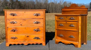 Two Antique Cottage Chests (CTF30)