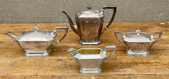 Gorham Sterling Tea Set, Fairfax Pattern (CTF10)