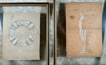 Two Vintage Reed & Barton Silver Sketches (CTF10)