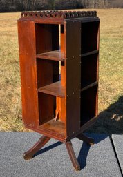 Victorian Stained Poplar Revolving Bookcase (CTF20)