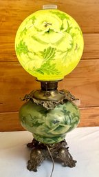 Antique Gone With The Wind Lamp, 2 Of 2  (CTF20)