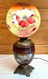 Antique Victorian Gone With The Wind Lamp, 1 Of 2  (CTF20)