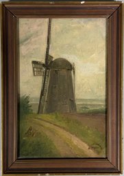 Mary Lizzie Macomber, Oil On Board, Old Mill (CTF10)