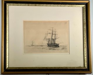 George Wales Etching, Stern Chase (CTF10)