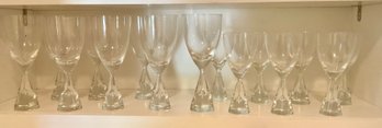 Danish Holmegaard MCM Style Wine Glasses, 15pcs.  (CTF20)