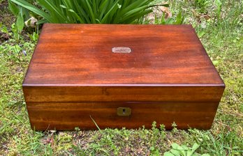 Antique Mahogany Writing Box (CTF10)