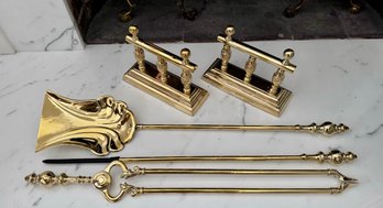 Brass Fireplace Tools And More (CTF10)