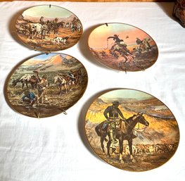 Charles M. Russell Collectors Plates, 4pcs. (CTF10)
