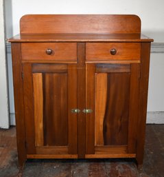 Early 19th C. PA Cherry And Poplar Jelly Cupboard (CTF30)