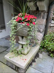 Faux Bois Cast Stone Planter (CTF40)