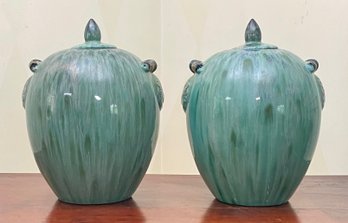 Pr. Contemporary Glazed Jars (CTF20)